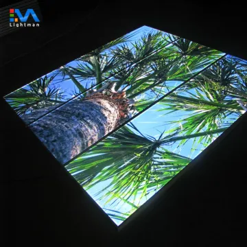40W-45W 600x600 Recessed Narrow Frame LED Sky Panel Ceiling Light 60x60