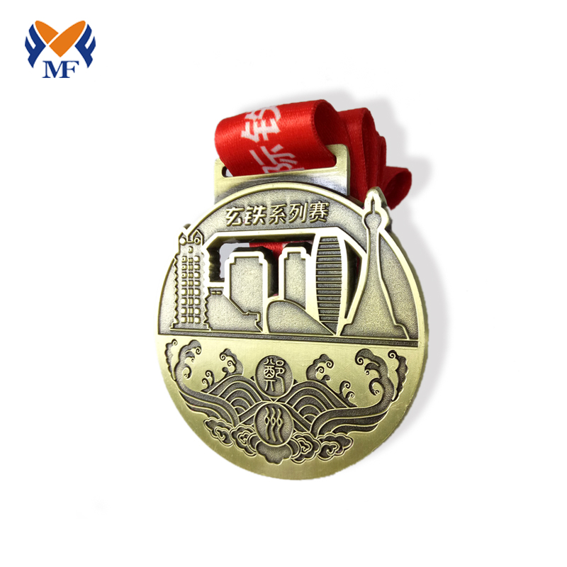 Running a half marathon training sports medal