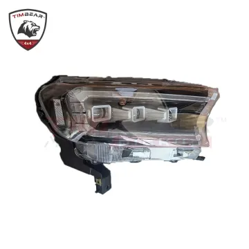 High-Quality Black Head Lamps for Ford Ranger 2015+ Pickup Trucks