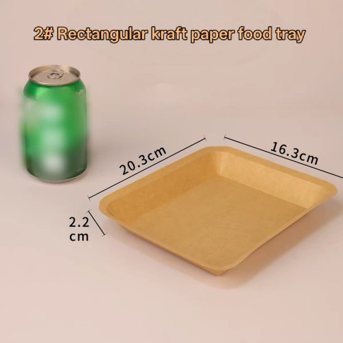 560ml Premium Disposable Kraft Paper Takeout Containers
