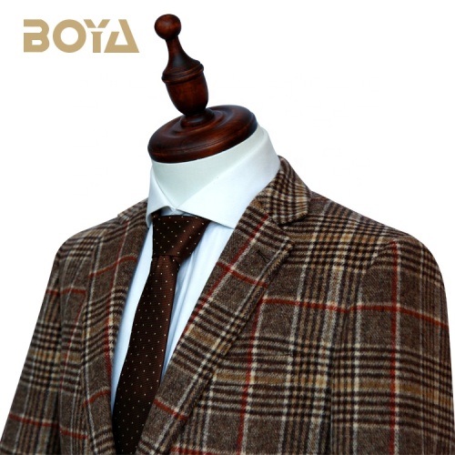 Custom Tuxedo Suit New Design Checked TR Fabric