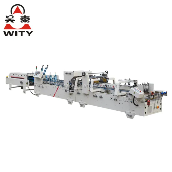 Automatic Carton Folder Gluer Machine for Paper Board Box Forming