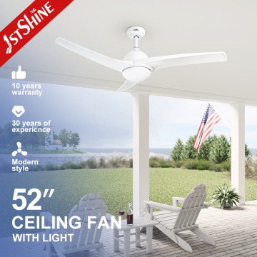 1stshine Ceiling Fan with DC Motor, Plastic Blades, Lighting, and Bathroom Standard