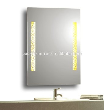 CE approved 5mm silver LED mirror for 5 star hotel