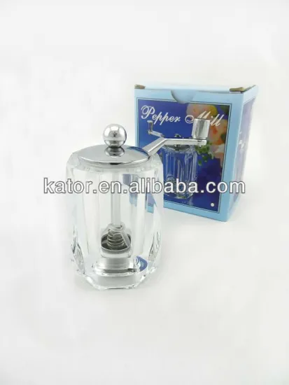 Manual Acrylic Pepper And Salt Mill
