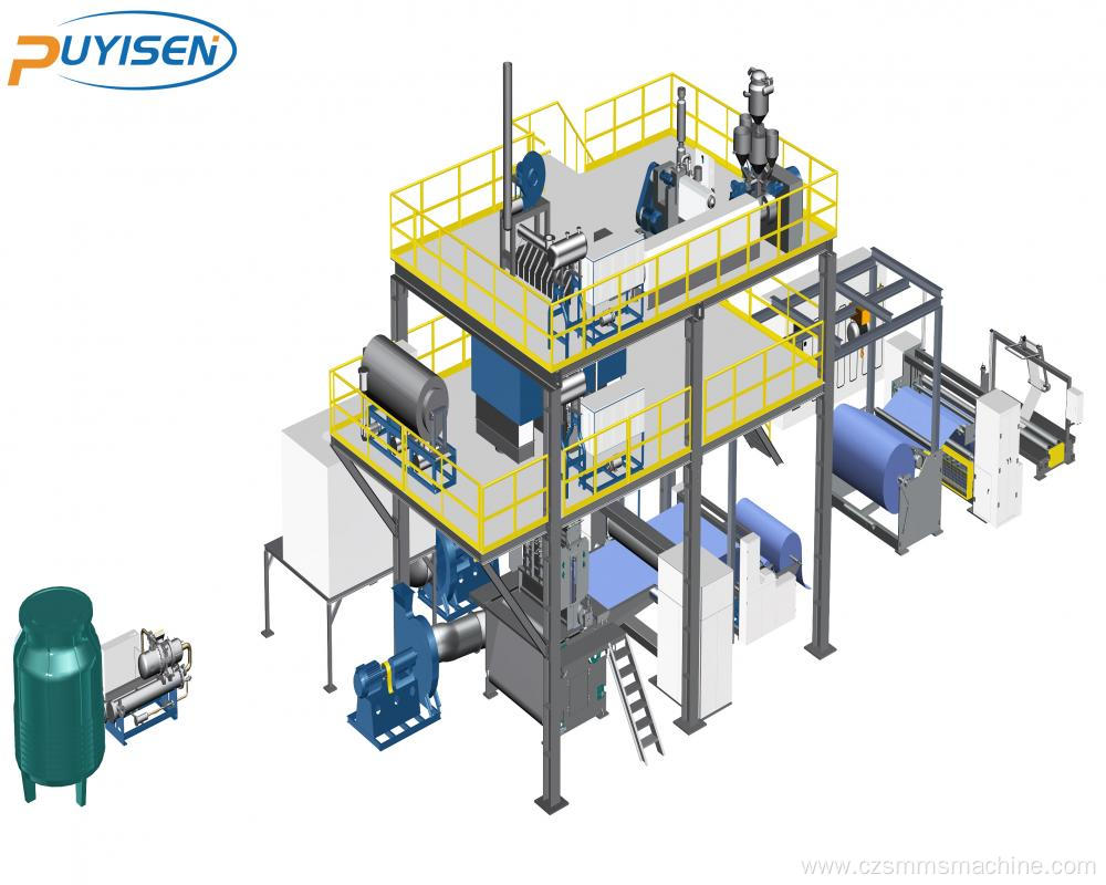 S spunbond non-woven packaging making machine