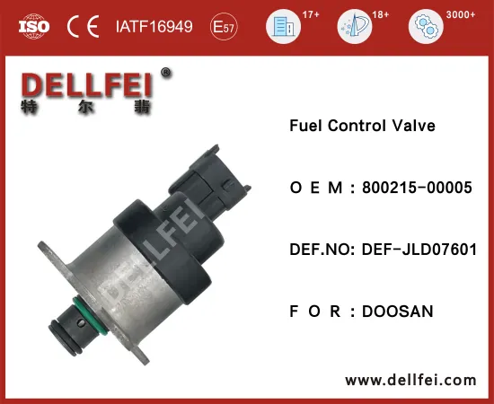 Diesel Engine Fuel Pressure Regulator Metering Solenoid Valve 800215-00005 for DOOSAN