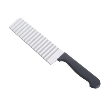 Stainless Steel Potato Chip Vegetable Crinkle Wavy Slicer Slicer Knife Potato Cutter Chopper