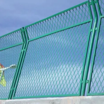 Hot-dip galvanized diamond anti-throwing fence