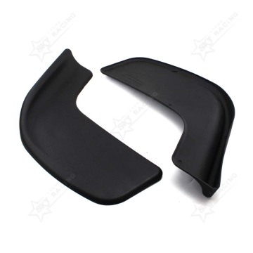 Universal Black Front Bumper Lip Deflector Spoiler Splitter Diffuser Shovels