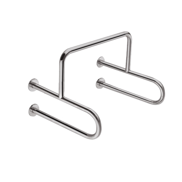 Wall-Mounted 304 Stainless Steel Basin Grab Bar for Bathroom Safety