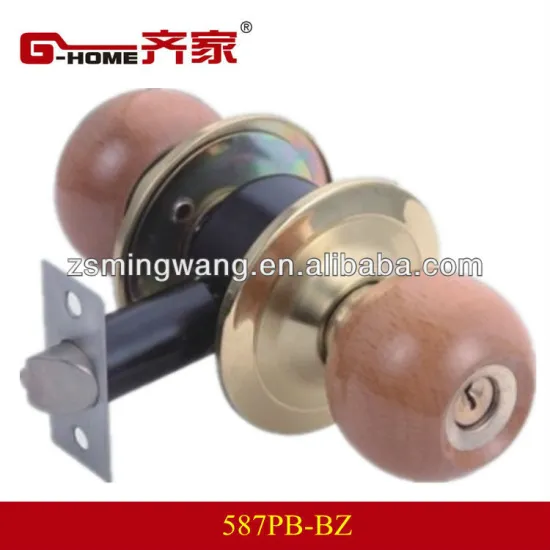 hot sell cylindrical ball lock 587 with wooden knob