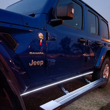 Rust-Proof Retractable Step Side Door Roof Foot Pedal Power Automatic Electric Power Side Step Running Board for Wrangler JK JL