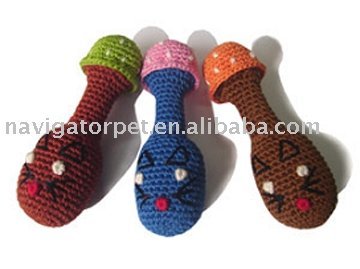 Pet Crochet Toy:Cute Mushroom