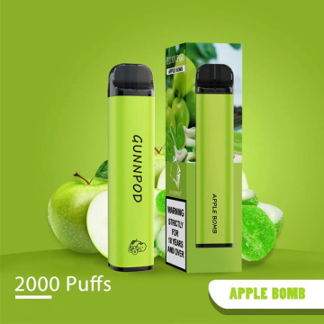 Gunnpod Disposable 8ml Pod Patrone 2000 Puffs