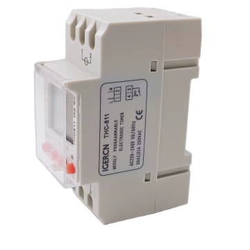 220V AC Electrical Time Switch Control: THC-811 30A Timer Relay with 24hr, 7-day Programming and Multi-language Support