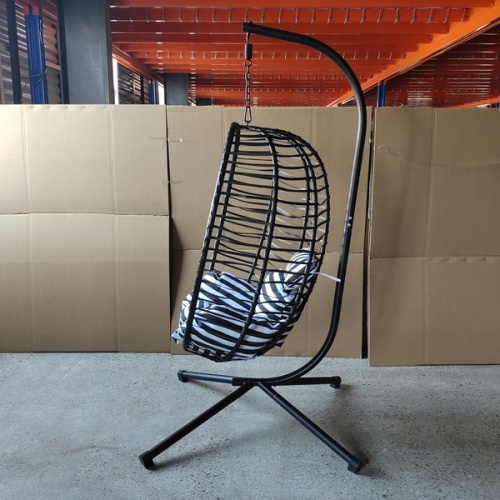 Oval folding box hanging basket rocking chair
