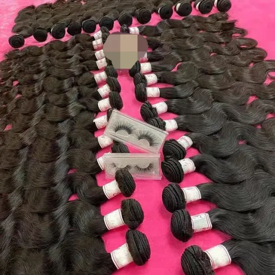Factory Wholesale Cheap Wholesale Virgin Cuticle Aligned Hair Natural Color Strong Weft Body Wave Mink Hair Bundles