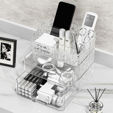 Transparent Dustproof Makeup Brush Organizer with Large Capacity