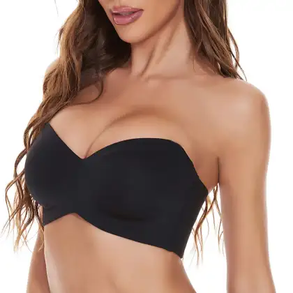 Plus Size Deep Cup Push Up Bra with Full Back Coverage and Shaping Underwear