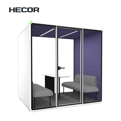 Smart-Tech 4 Person Meeting Booth