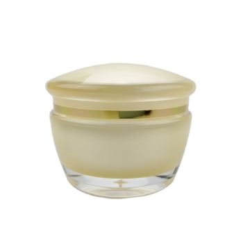 化粧品用の15ml、30ml、および50mlの豪華なアクリル瓶パッケージ：美しいクリームジャー