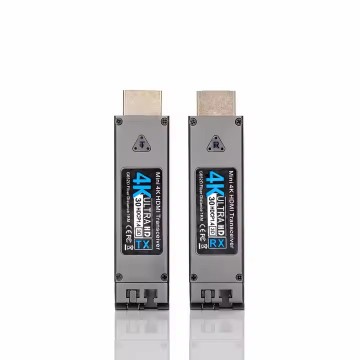 Mini 4K HDMI Extender with 20km Multimode Fiber Optic Conversion