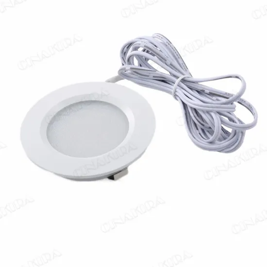 Under Cabinet LED Lighting 12V Dimmable Puck Lights with Wireless RF Remote Control, Hardwired & Wall Plug in for Display Lighti