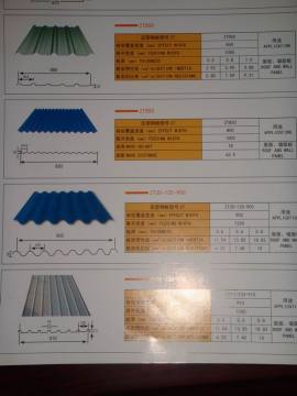 Corrugated Aluminum Board Spot 750 Corrugated Board