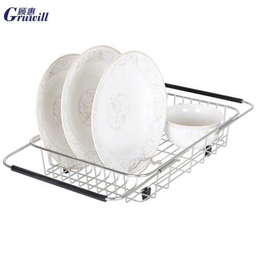 Kitchen stainless steel dish rack dish drainer