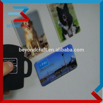 Custom crystal glass fridge magnet for company souvenir
