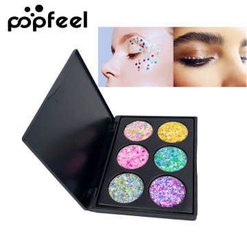 Color Purple Eye Shadow Palette Customised Logo Magnetic