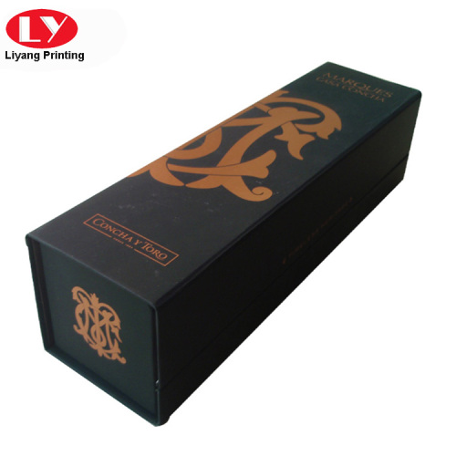 Folding Good Quality Luxury Single Bottle Wine Box