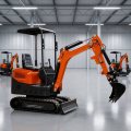 1.2Ton Gölgelikli Sıfır Kuyruk Mini Ekskavatör