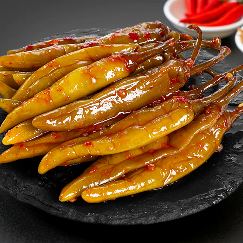 Crispy and refreshing pickled pepper