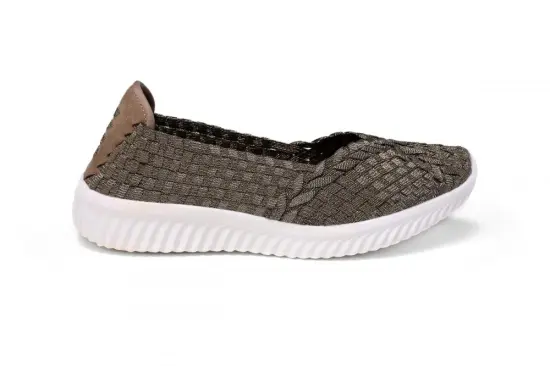 Elastic Lightweight Set Foot Design Woven Work Pumps