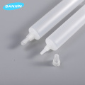 Needle Nozzle Nose Tube Bullet head PE cosmetic tube with screw cap Supplier