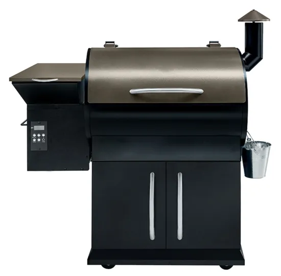 Outdoor Portable BBQ Smoker: Large Stainless Steel Wood Pellet Grill