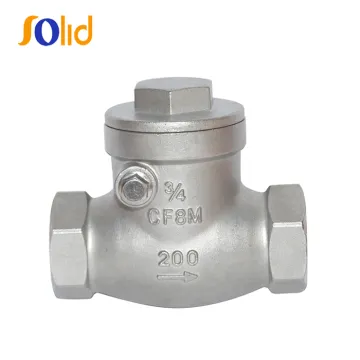 Stainless steel SS 304 NPT/BSP threaded end check valve 200 PSI