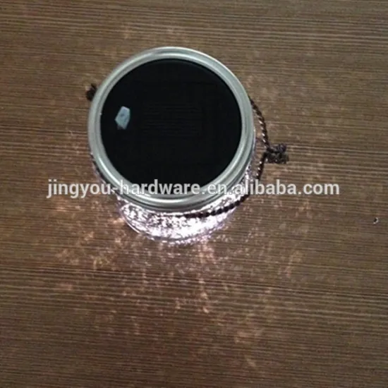 solar glass jar light