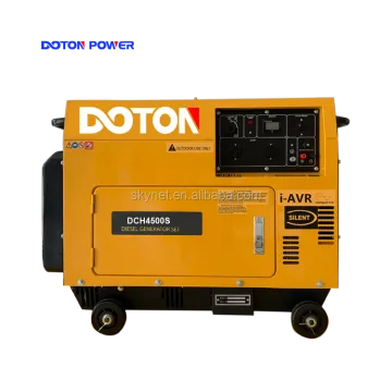 4500W Discount Big Diesel Generator Air Cooled Diesel Generator Strong