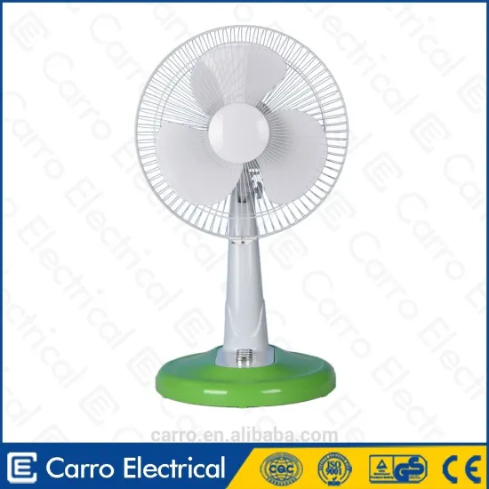 Carro Electrical 14inch 12v 13w rechargeable battery table fan