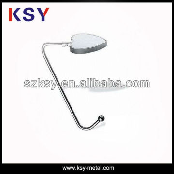 Heart shape purse hanger hook/metal suit hanger