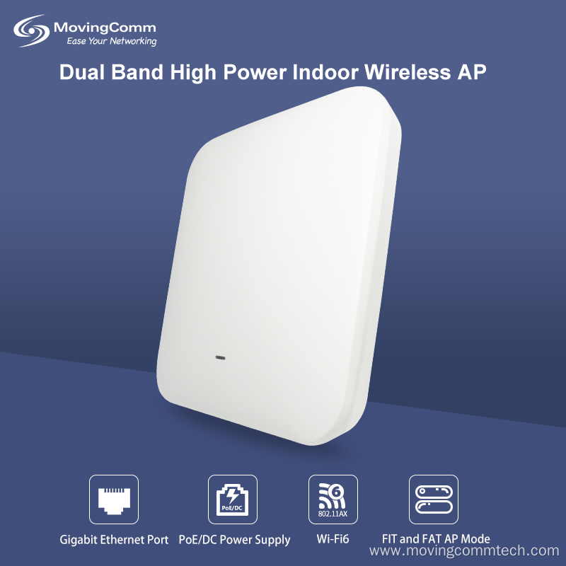 1800Mbps 802.11Ax Wifi6 Gigabit Ceiling Ap Wifi Repeater