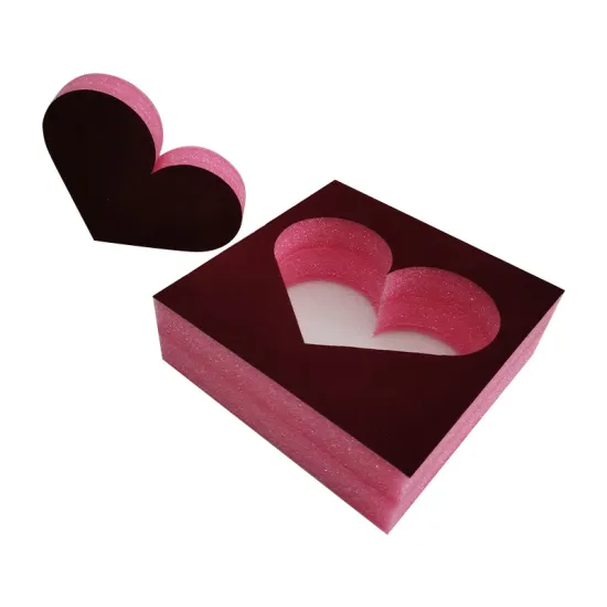 Custom Foam Insert EPE Foam White Pink Pearl Cotton Die Cut