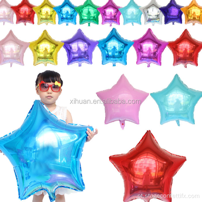 Papel de lenço de lenços de lenços de letra de estrela mais brilhante do balão