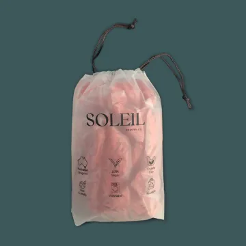 2022 Free Custom EVA Travel Clothing Bags with Frosted Drawstrings and Logo Printing