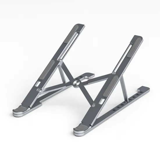 Portable Foldable Adjustable Aluminum Laptop Stand for Notebook & Tablet