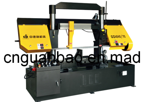 Double Column Band Sawing Machine for Metal Cutting Gd4240/70