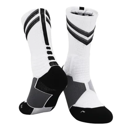 High-top Thin Compression Cycling Socks for Basketball and Cycling